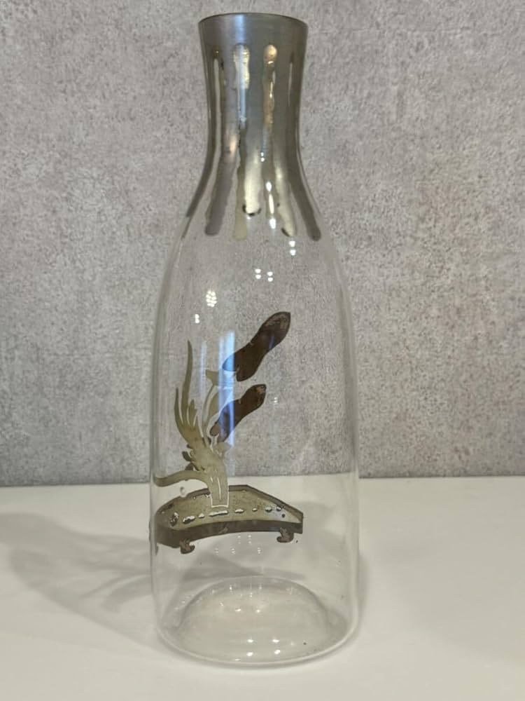 江戸ガラス鉛ガラス徳利完品